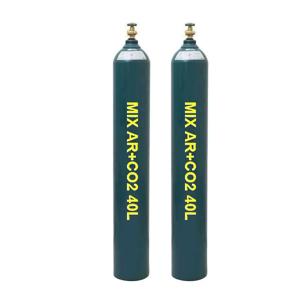 Khí mix 80%Ar+20%CO2 40L150bar