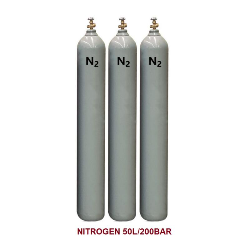 Khí Nito công nghiệp 4.0 chai 50lít 200bar